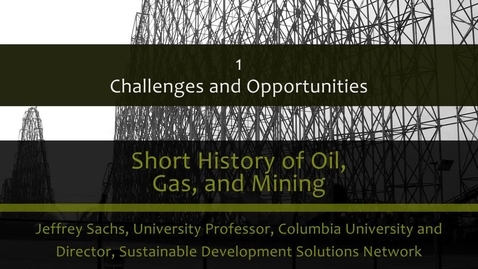 Thumbnail for entry Short History of Oil, Gas, and Mining