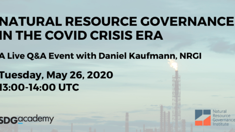 Thumbnail for Q&amp;A | Daniel Kaufmann | 2020 May 26