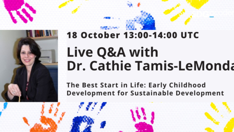 Thumbnail for entry Q&amp;A | Dr. Cathie Tamis-LeMonda | October 18, 2022