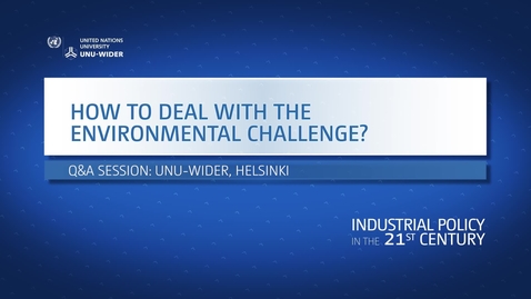 Thumbnail for Q&amp;A: How to deal with the environmental challenge?
