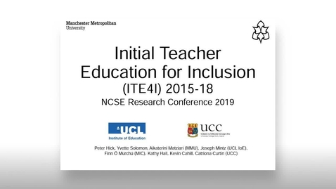 Thumbnail for entry Teacher qualifications, skills, and standards for equity and inclusion in education