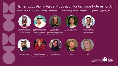 Thumbnail for Higher Education’s Value Proposition for Inclusive Futures for All | 5 Nov. 2025