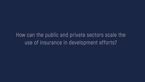 Thumbnail for Insurance and the SDGs: Position Paper Recommendations
