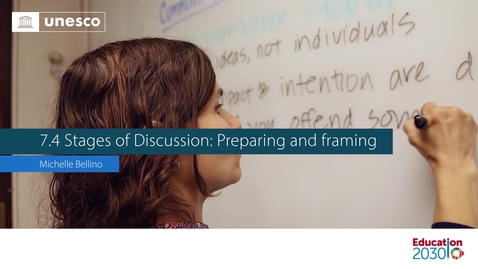 Thumbnail for Stages of discussion: Preparing and framing