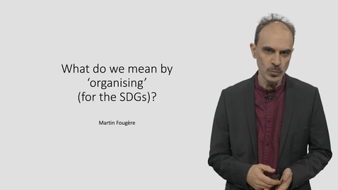 Thumbnail for What do we mean by organising?