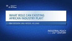 Go to Q&A: What role can existing African industry play? with duration: 4 minutes, 4 seconds