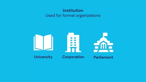 Thumbnail for Introduction to Institutions and the Role of Institutions in Water Diplomacy