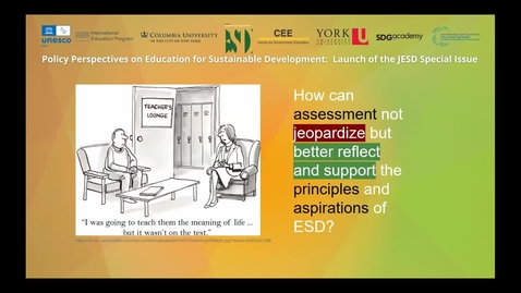 Thumbnail for Policy Perspectives on ESD | Special Issue Launch