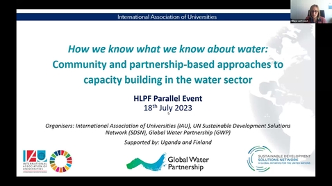 Thumbnail for Community and partnership-based approaches to capacity building in the water sector
