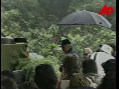 COSTA RICA: US PRESIDENT CLINTON ATTENDS CEREMONY HELD IN RAIN FOREST