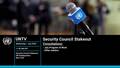 Security Council Media Stakeout (Programme of work; Other matters)
