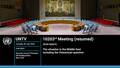 (resumed) The situation in the Middle East, including the Palestinian question - Security Council, 10203rd meeting