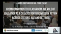 From Commitment to Classroom: A Review of the Draft Global Plan of Action for Education on Biodiversity