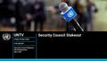 Security Council Media Stakeout
