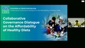 5th Collaborative Governance Dialogue on Affordability of Healthy Diets