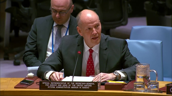 Peter Due, Special Representative of the Secretary-General and Head of UNMIK on the Secretary-General's latest report on UNMIK - Security Council, 10132nd meeting