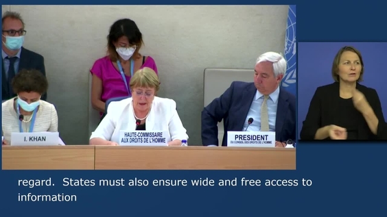 High-level panel discussion on Disinformation - 25th Meeting, 50th Regular Session of Human Rights Council