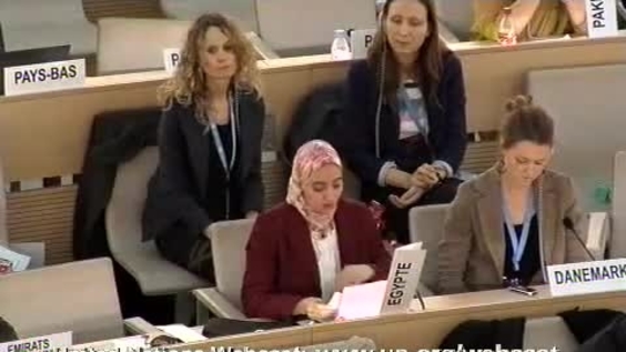 55th Meeting 19th Session of the Human Rights Council.