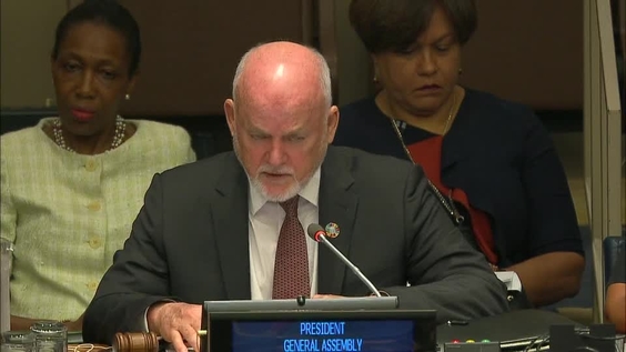 Peter Thomson (General Assembly President) on the Responsibility to Protect - General Assembly, 71st session