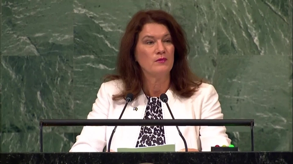 Sweden- Minister for Foreign Affairs Addresses General Debate, 77th Session
