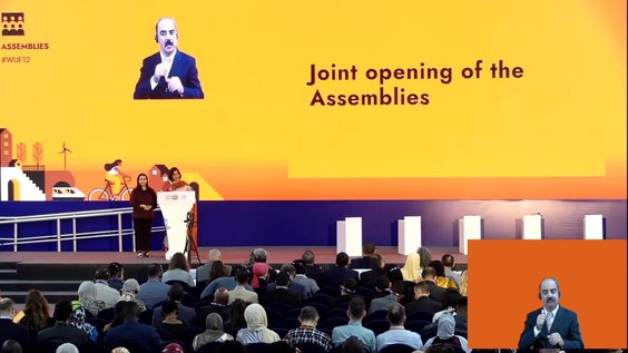 Joint Opening of the Assemblies (World Urban Forum 12th Session)