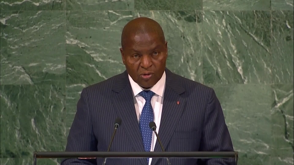 Central African Republic - Head of State Addresses General Debate, 77th Session