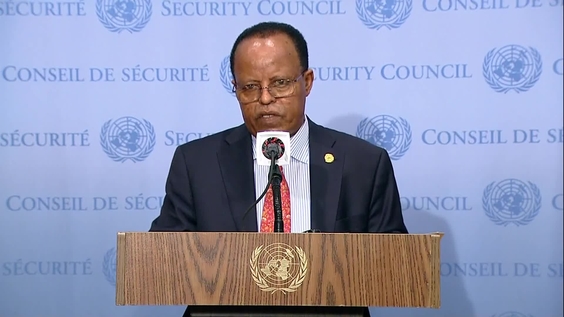 Taye Atske Selassie (Ethiopia) on the Peace and Security in Africa- Security Council Media Stakeout