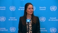 Christina Markus Lassen (Security Council President/ Denmark) on informal dialogues with Secretary-General candidates - Security Council Media Stakeout