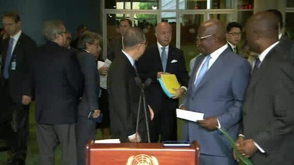 Press Encounter on High-Level Climate Change Meeting