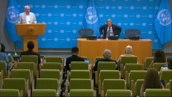 Carl Skau (WFP) Deputy Executive Director on his recent trip to Gaza - Press Conference