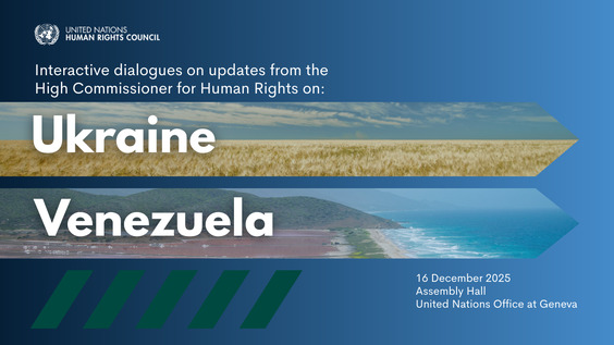 Interactive dialogues on updates from the High Commissioner for Human Rights on Ukraine and Venezuela