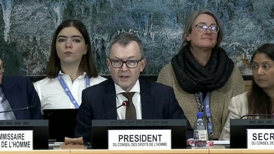 Interactive dialogues on updates from the High Commissioner for Human Rights on Ukraine and Venezuela