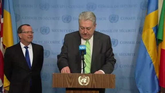 Security Council President and Head of Libya Mission Brief Press