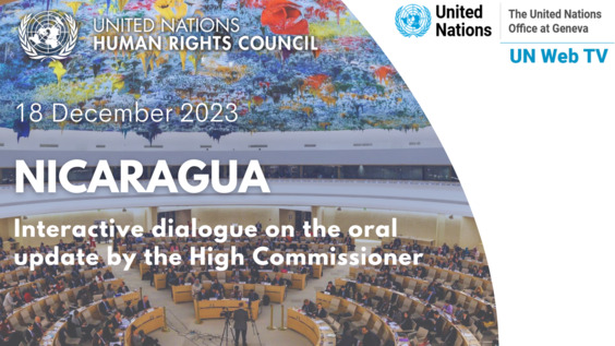 High Commissioner Update on Nicaragua - Human Rights Council