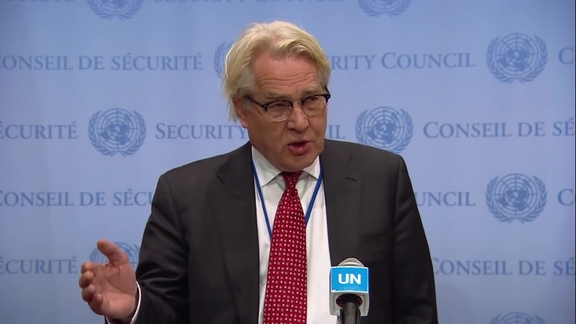 Tor Wennesland (UNSCO) on the Situation in the Middle East, including the Palestinian Question - Security Council Media Stakeout