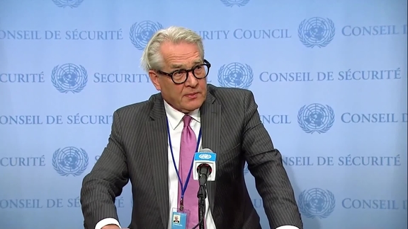 Tor Wennesland (UNSCO) on the situation in the Middle East, including the Palestinian question- Security Council Media Stakeout