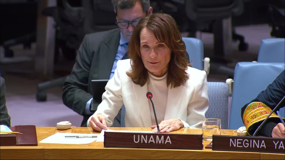 Georgette Gagnon (UNAMA) on the situation in Afghanistan - Security Council, 10058th meeting
