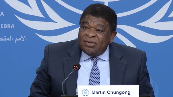 Press briefing: Mr Martin Chungong, IPU Secretary General