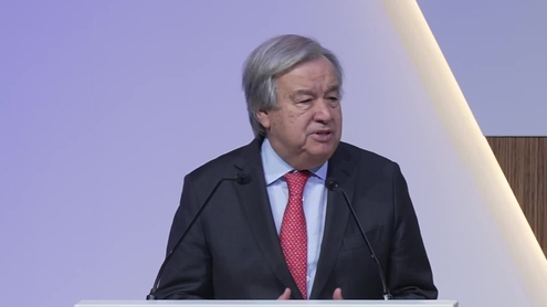 António Guterres (UN Secretary-General) on the (1st meeting) Opening plenary (LDC5)