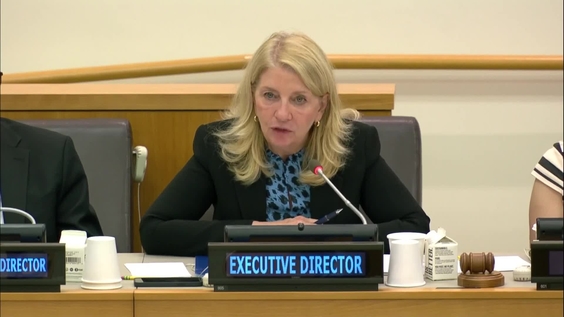 Catherine Russell (UNICEF) at UNICEF Second Regular Session of the Executive Board