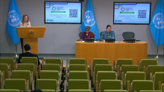 Press Conference: The upcoming Third UN Conference on Landlocked Developing Countries (LLDC3), Turkmenistan, 5-8 August 2025