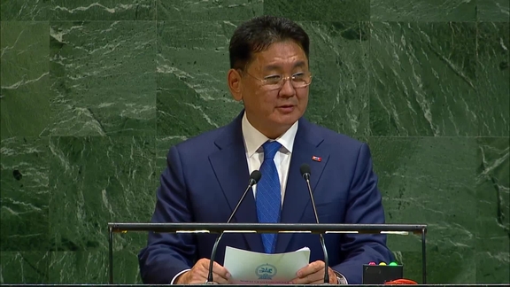 Mongolia - President Addresses General Debate, 80th Session