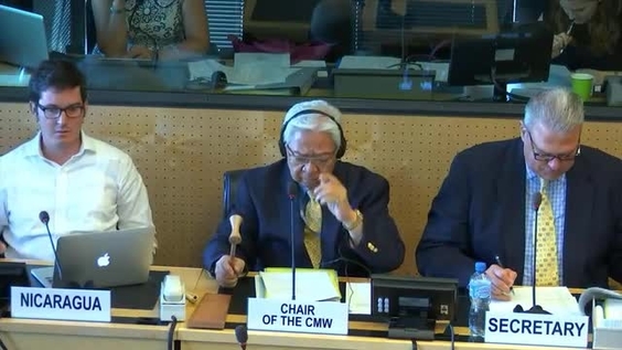Consideration of Nicaragua (Cont'd) - 332nd Meeting 25th Session of Committee on Migrant Workers