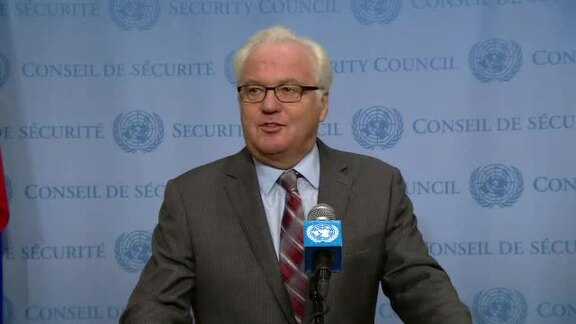 Security Council President Briefs Press on Aleppo