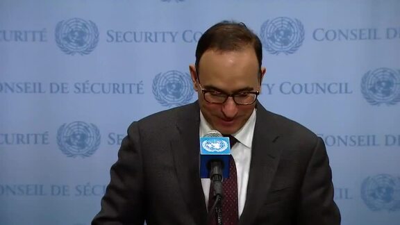 President of Security Council Briefs Press