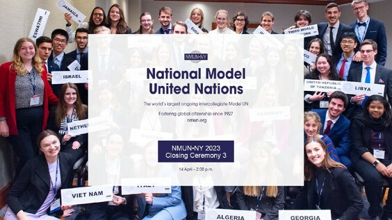 (Part 3) 2023 National Model UN (NMUN) Closing Ceremony