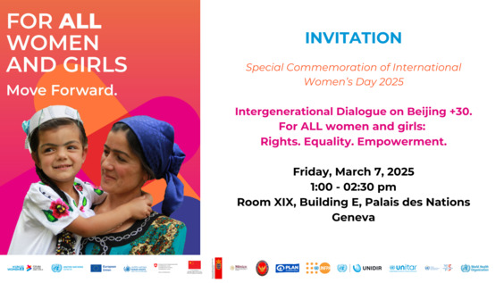 Commemoration of International Women's Day 2025 - Geneva