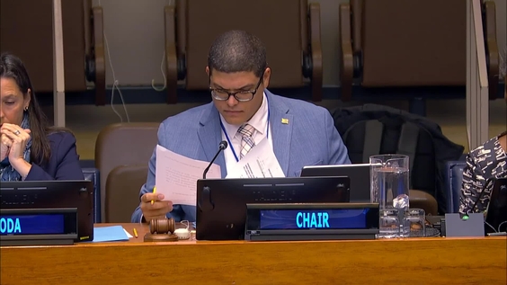 First Committee, 24th plenary meeting - General Assembly, 78th session