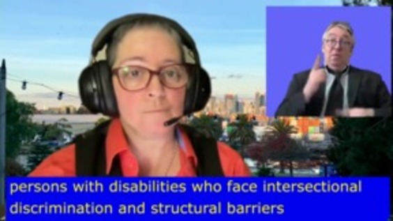 General discussion on the right to work and employment - 537th Meeting, 24th Session Committee on Rights of Persons with Disabilities