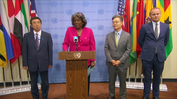 Linda Thomas-Greenfield (United States) on DPR Korea - Security Council Media Stakeout